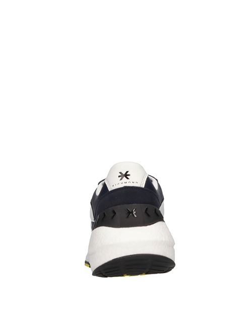 Sneakers in pelle e tessuto JOHN RICHMOND | 25307/CP C SUEDEBLU-BIANCO